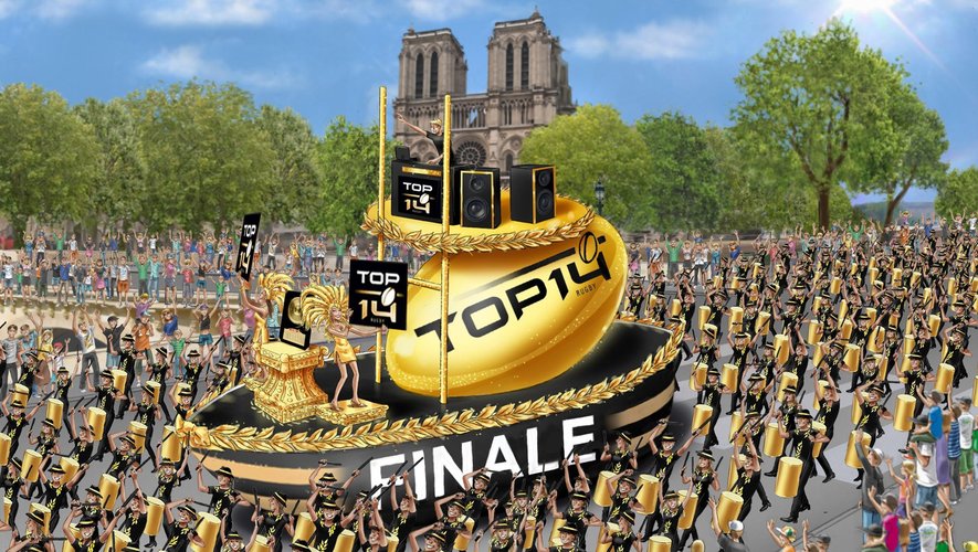 Le Bouclier de Brennus va parader à Paris en 2015 le jour de la Finale (Crédit Fanny Vassou)