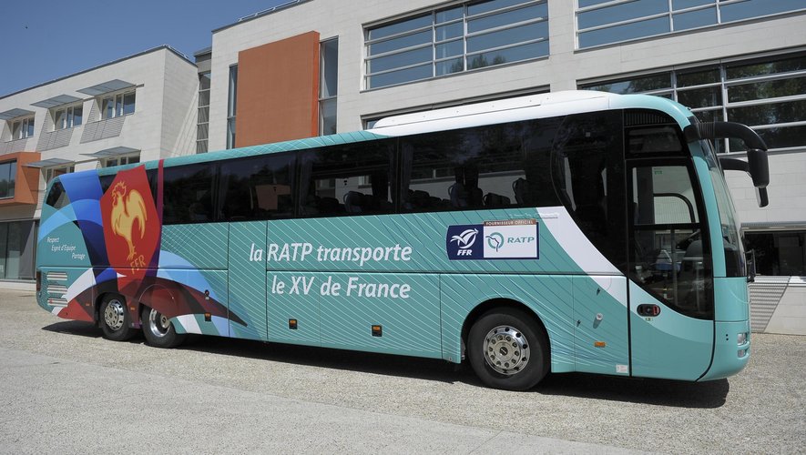 Le nouveau bus du XV de France - juillet 2015
