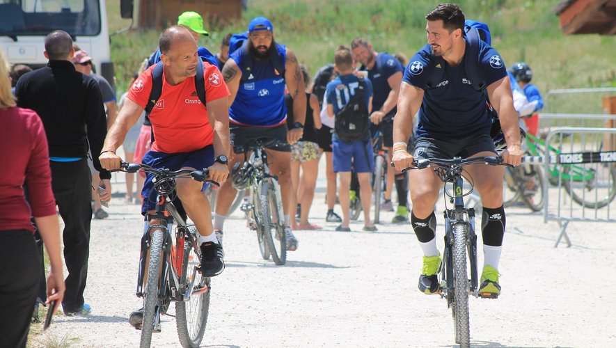 Balade à vélo pour Bru, Dumoulin et le XV de France - juillet 2015