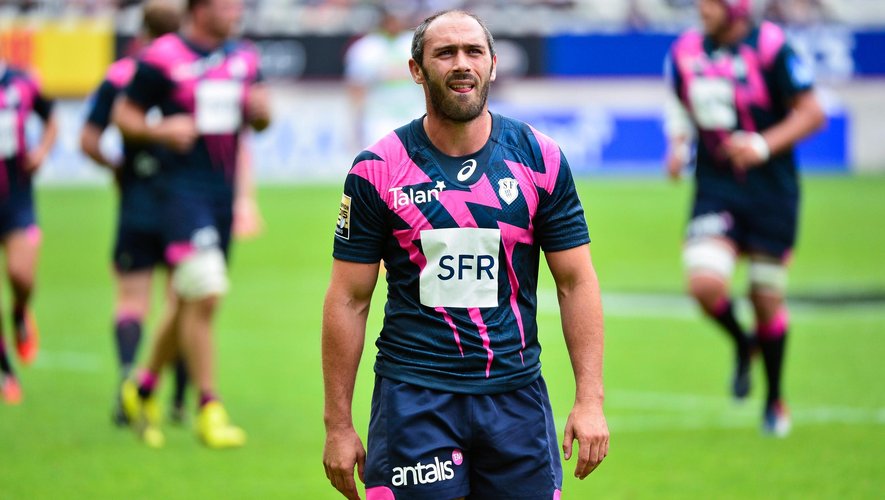 Julien Dupuy (Stade français) face à Pau - 23 août 2015