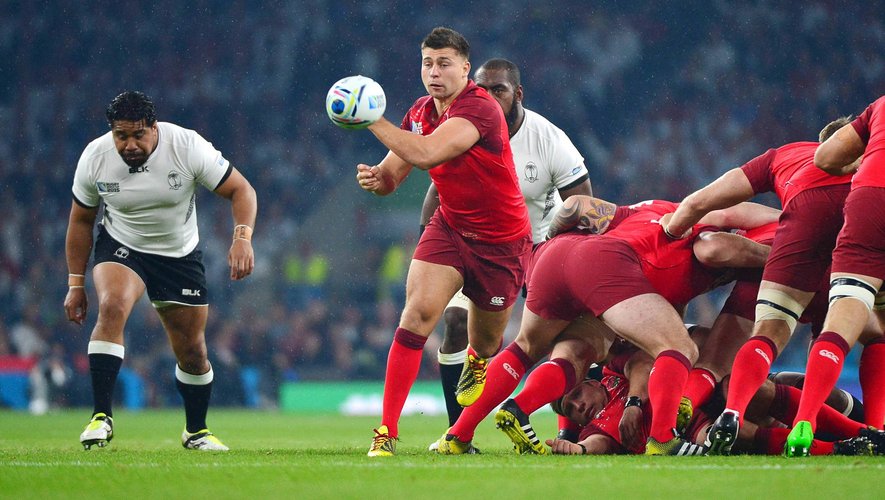 Ben Youngs (Angleterre) face aux Fidji - 18 septembre 2015