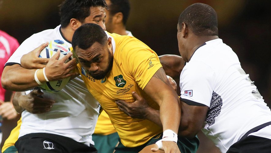 Sekope Kepu (Australie) face aux Fidji - 23 septembre 2015