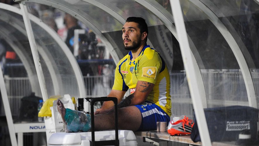 Ludovic Radosavljevic (Clermont) blessé - le 17 mai 2015