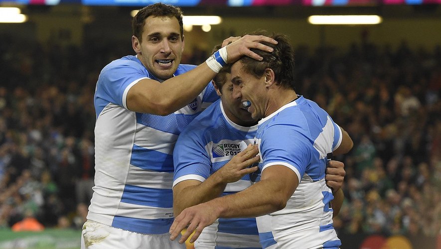La joie des Argentins, qualifiés pour les demies du Mondial 2015