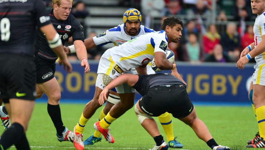 Wesley Fofana (Clermont) face aux Saracens - Champions Cup 2015