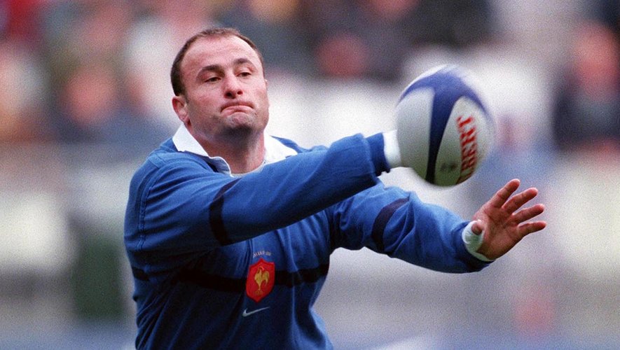 Marc Dal Maso lors de France - Galles le 6 mars 1999