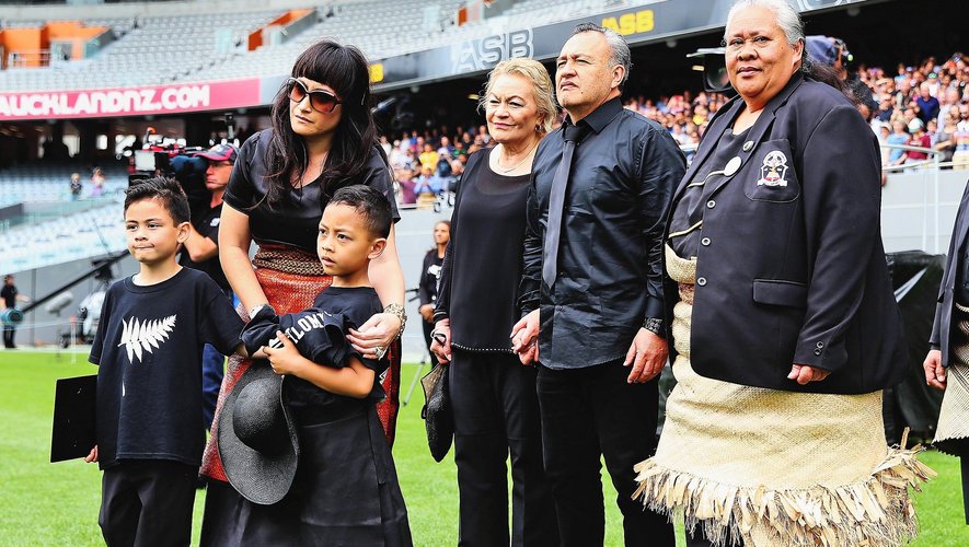 Les obsèques de Jonah Lomu à l'Eden Park d'Auckland - 30 novembre 2015