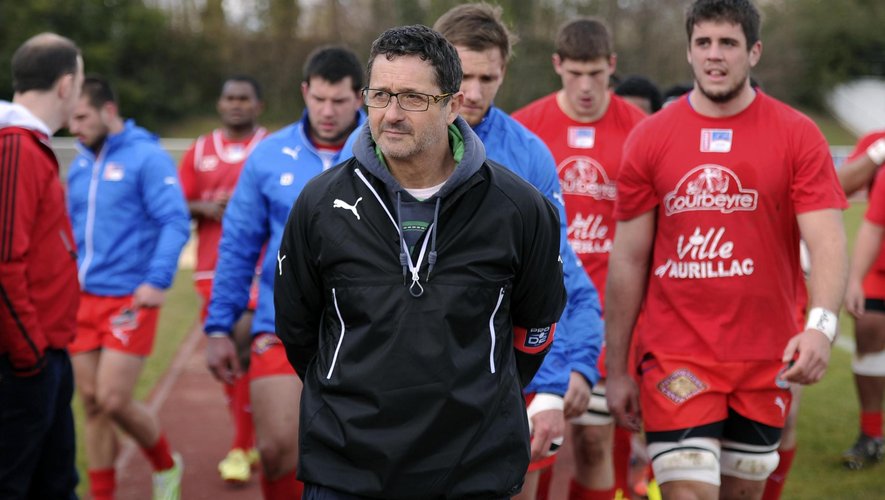 Thierry Peuchlestrade, entraîneur d'Aurillac