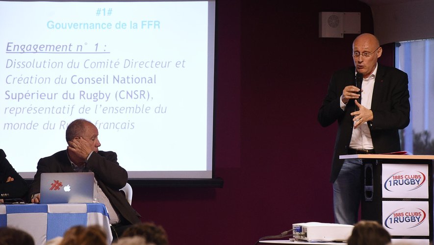 Bernard Laporte a présenté son projet s'il est élu à la tête de la FFR - 14 avril 2016