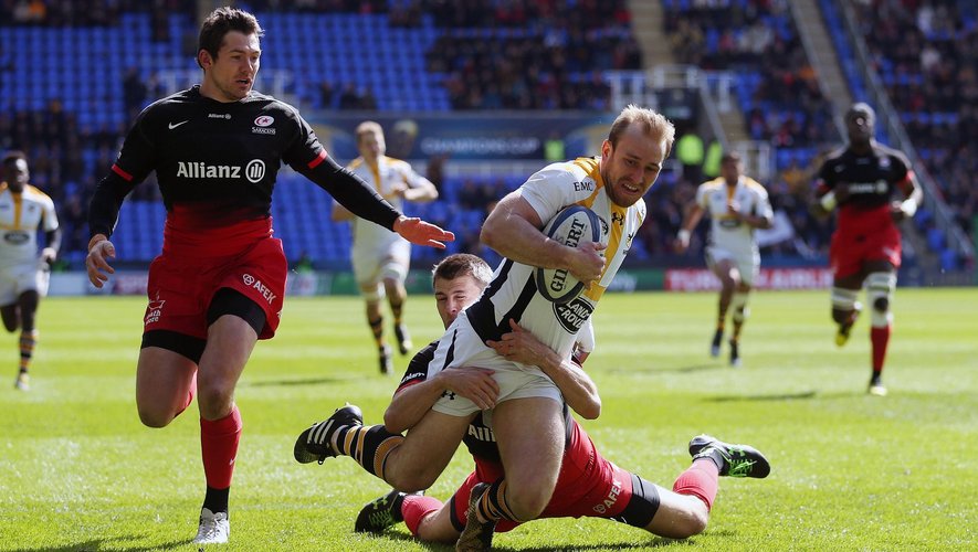 Dan Robson (Wasps) face aux Saracens - 23 avril 2016