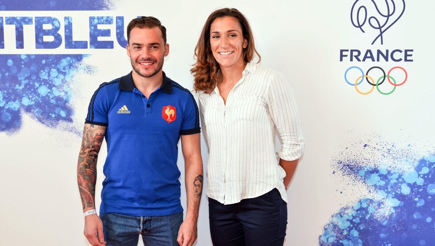 Terry Bouhraoua et Fanny Horta, capitaines des équipes de France à 7
