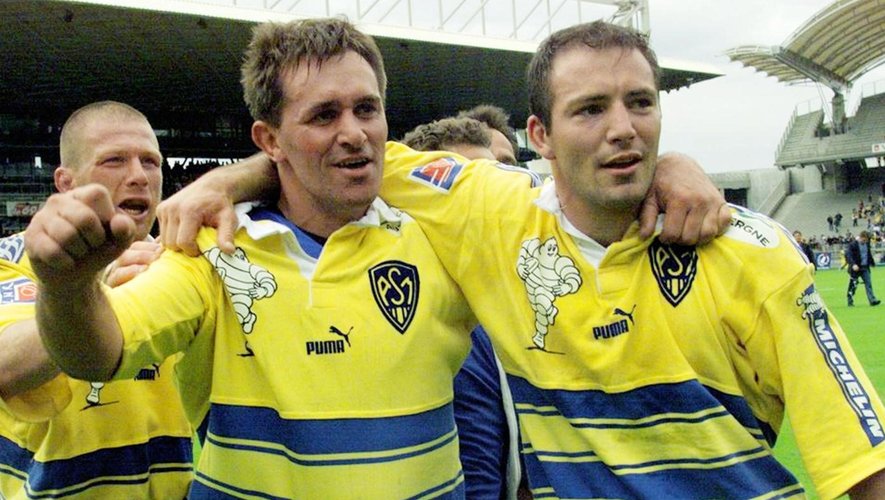Eric Nicol et Gérald Merceron (Clermont) en 1999
