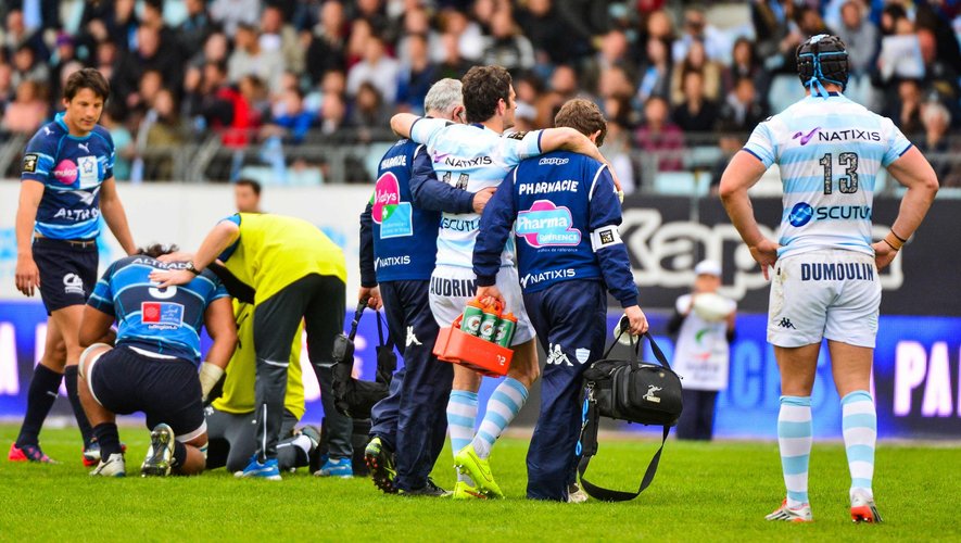 La blessure de Yoan Audrin face à Montpellier l'an dernier