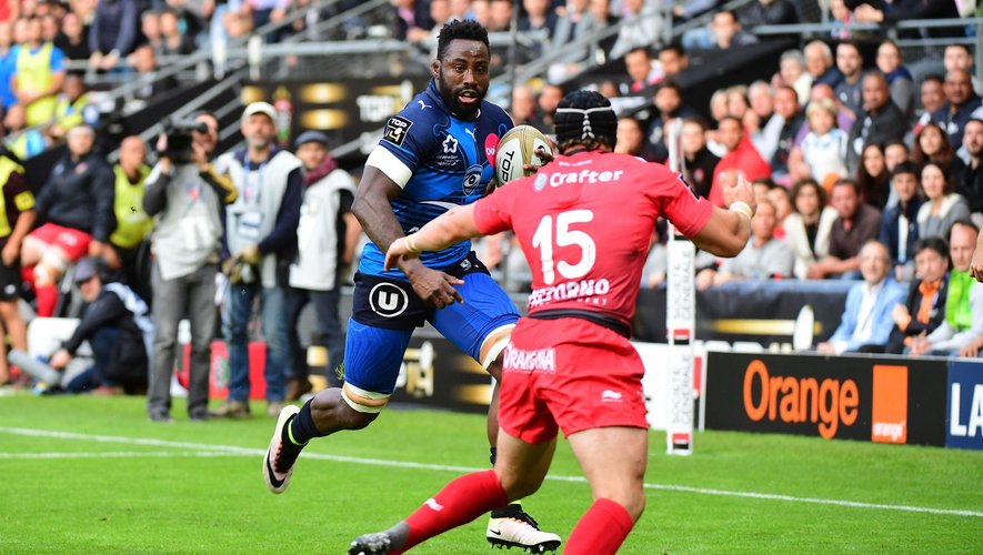 Fulgence Ouedraogo (Montpellier) face à Toulon - 18 juin 2016