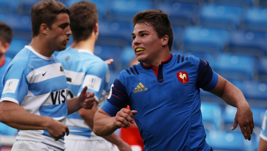 Antoine Dupont (France U20) face à l'Argentine - 7 juin 2016