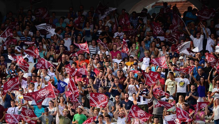 Les supporters de Bordeaux-Bègles lors de la 1re journée face à Castres
