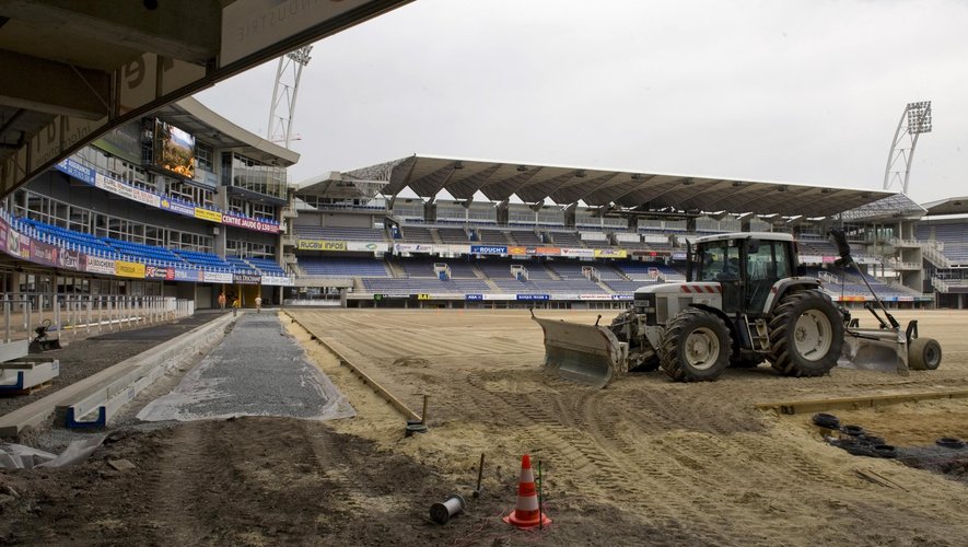 Une pelouse hybride va être installée au stade Michelin de Clermont