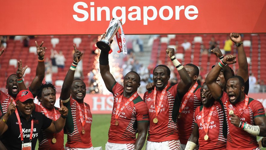 Le Kenya, vainqueur à Singapour - avril 2016
