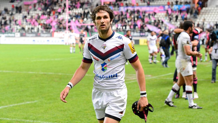 Romain Lonca (Bordeaux-Bègles) face au Stade français - le 19 avril 2014
