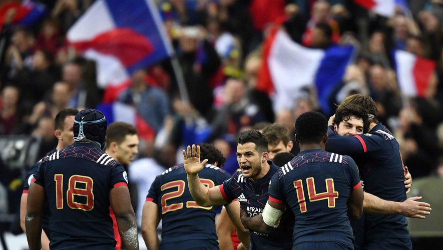 La joie du XV de France - 18 mars 2017
