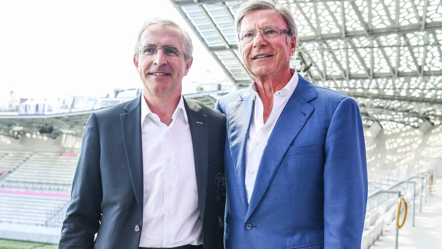Hubert Patricot (à gauche) et Hans Peter Wild - Stade français - 14/06/17