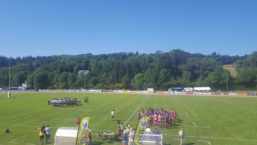 Match amical entre Béziers et Nevers à Lacaune dans le cadre du Challenge Vaquerin - 4 août 2017