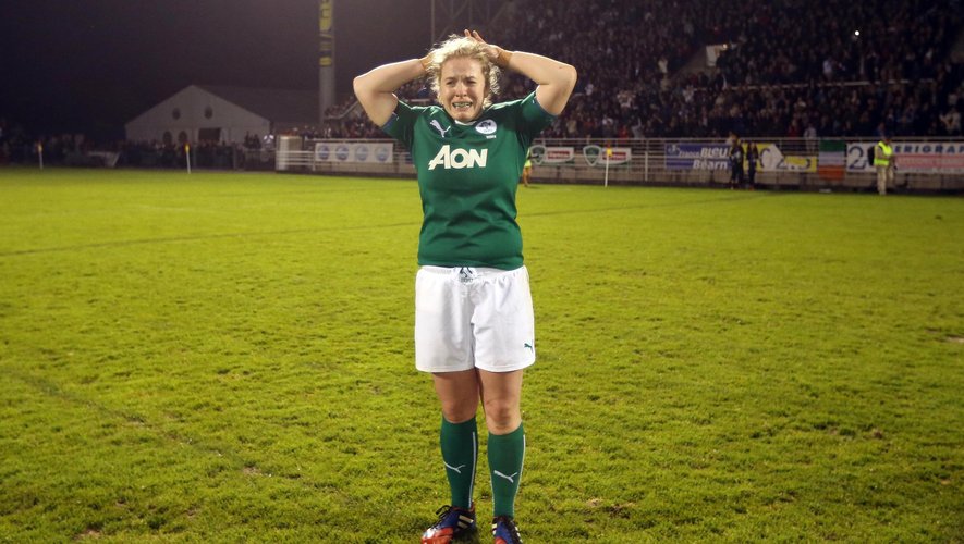 Niamh Briggs (Irlande) a dû déclarer forfait pour la Coupe du monde