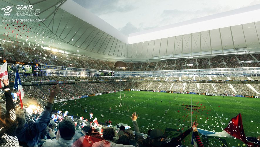 Une vue du futur Grand Stade de la FFR - Crédit: FFR