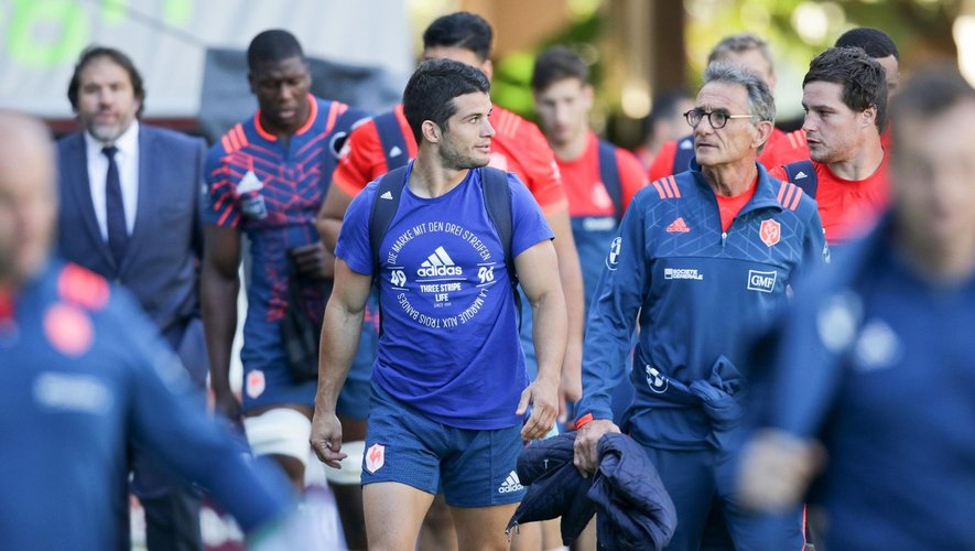 Serge Simon et Guy Novès / Equipe de France de Rugby