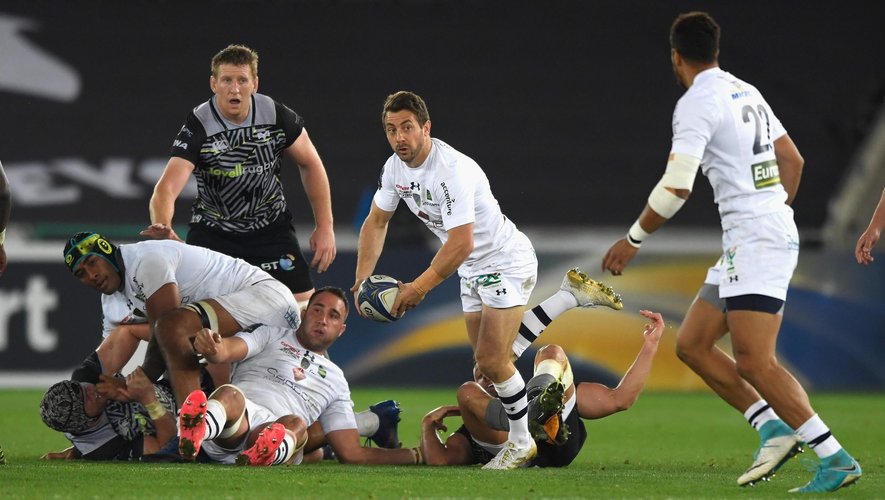 Greig Laidlaw (Clermont) lors de Ospreys - ASM / Champions Cup