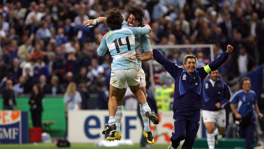 Le bonheur de Lucas Borges et Ignacio Corleto - France Argentine - ouverture du Mondial 2007 - 7 septembre