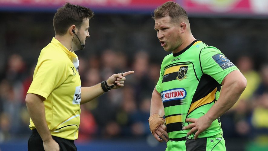 Dylan Hartley lors de Clermont - Northampton / Champions Cup