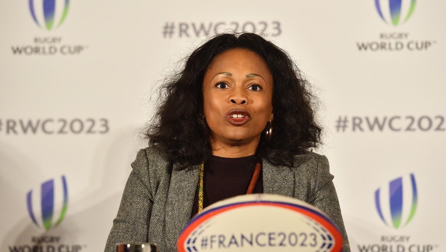 La ministre des sports Laura Flessel lors de la présentation du dossier France 2023 le 25 septembre 2017 à Londres