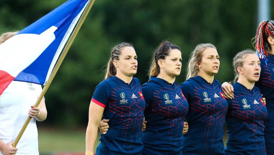 L'equipe de France Féminines lors de la Coupe du monde 2017