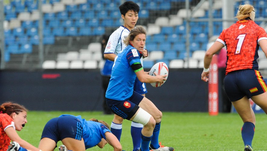 Christelle Le DUFF of France during the HSBC Women's Sevens Series match