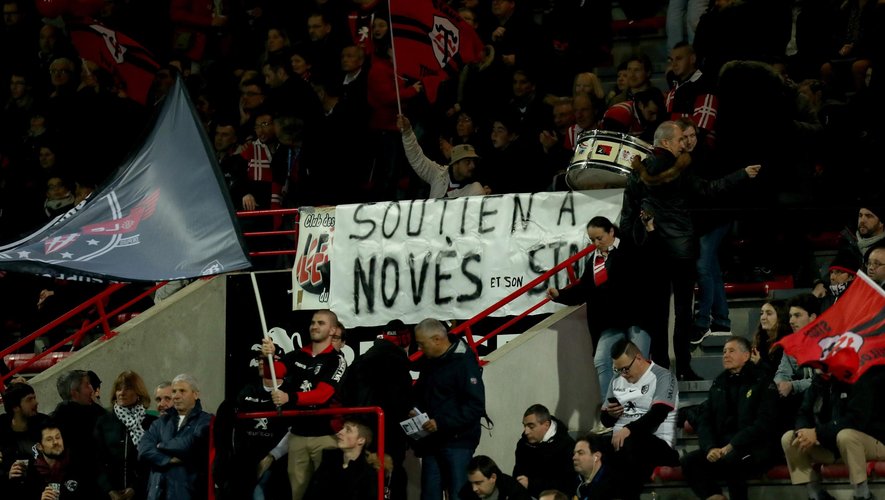 Stade Toulousain (Banderole de soutien à Guy Novès)