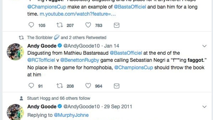 Tweet Andy Goode