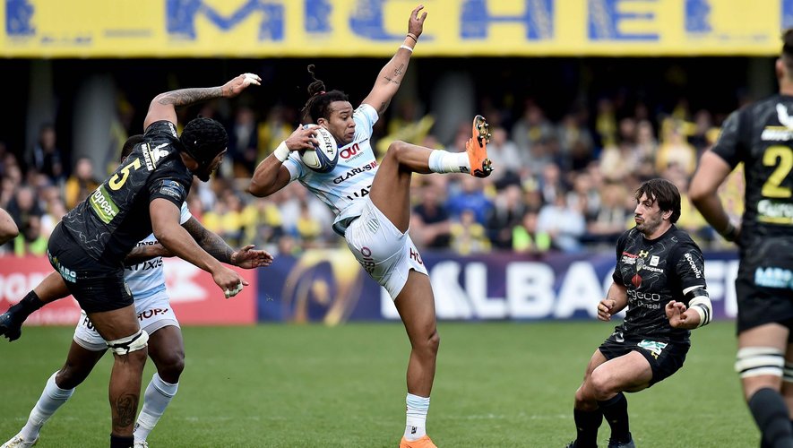 Teddy Thomas (Racing 92) contre Clermont