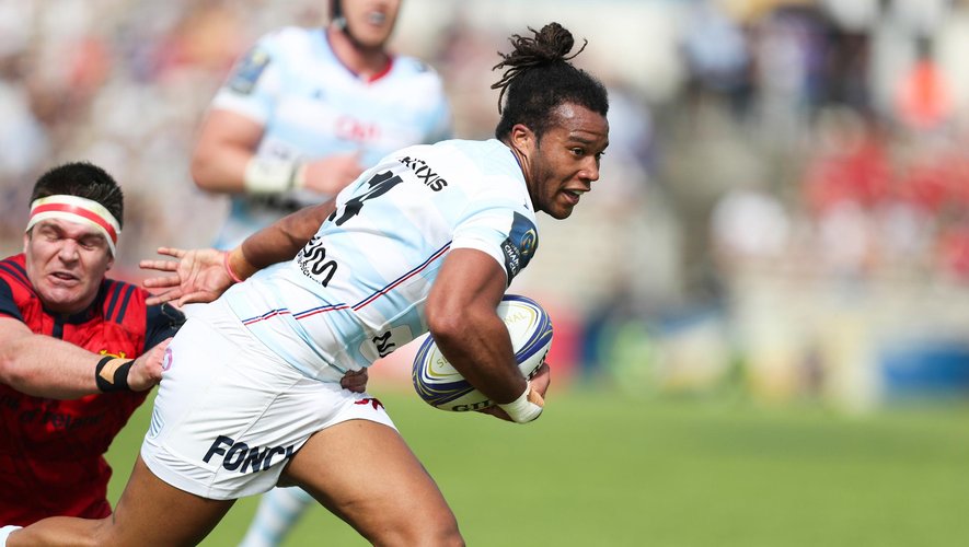 Teddy Thomas (Racing 92) contre le Munster