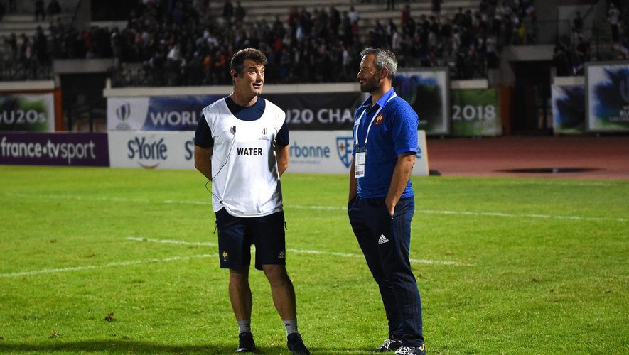 David Darricarrere et Sebastien Piqueronies Coachs - France U20