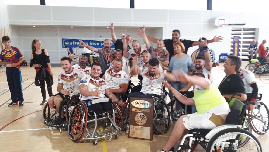 Dragons Catalans rugby fauteuil