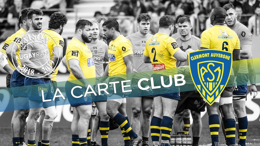 Carte Club - Clermont - Top 14