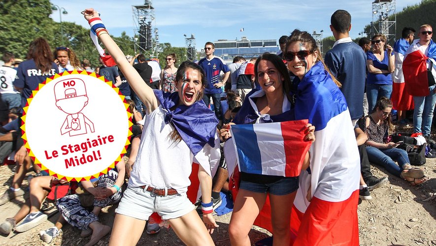 Stagiaire midol - Supporters - France - Finale - Coupe du monde