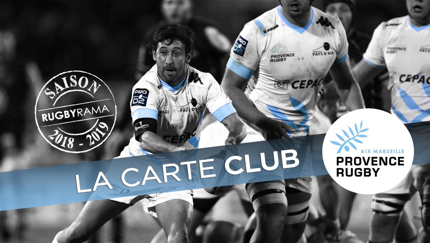 Carte Club - Provence Rugby - Pro D2