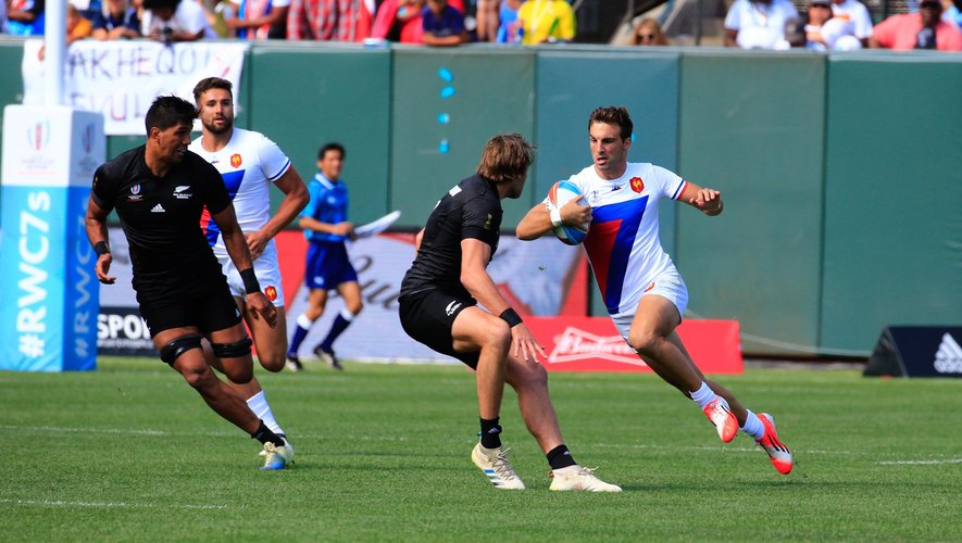 Rugby à 7 - Quart de finale entre la France et la Nouvelle-Zélande