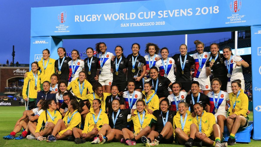 Australie - France - Féminines - Compétition - Rugby à 7 - San Francisco (Crédit : Isabelle Picarel)