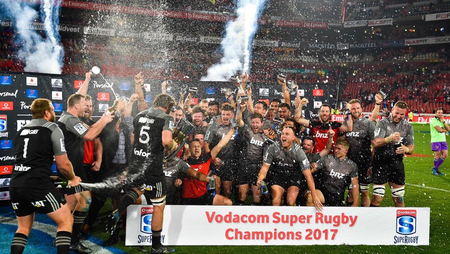 Super Rugby - Les Crusaders célébrent leur 8e titre de champions