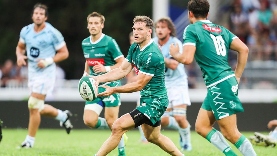Adrien Plante of Pau during the test match between Bayonne and Pau