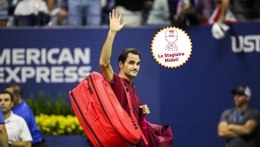 Roger Federer stagiaire midol