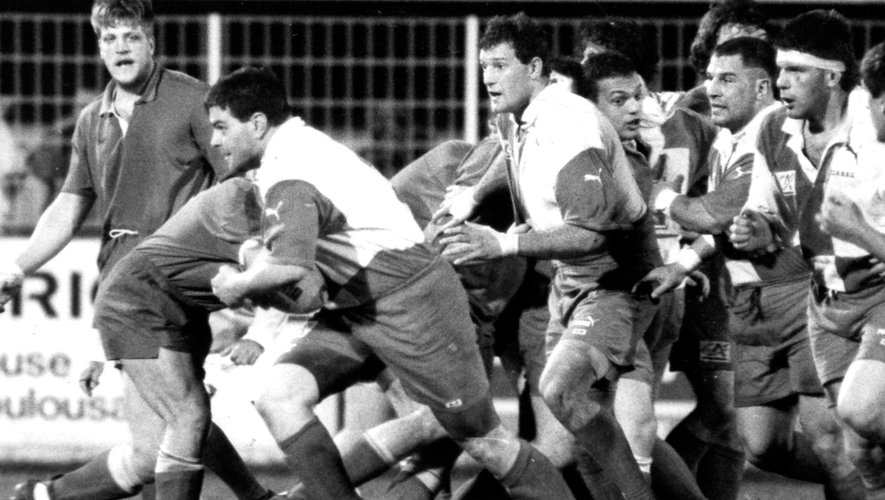 Top 14 - Philippe Gimbert / Vincent Moscato lors de la saison 1990/1991